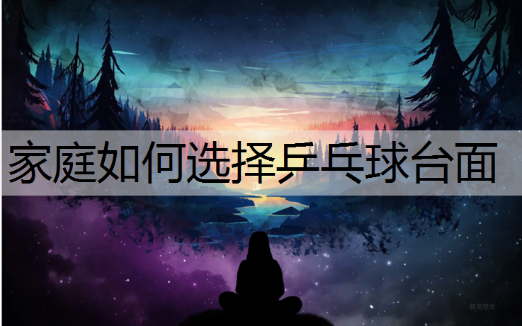 家庭如何选择乒乓球台面